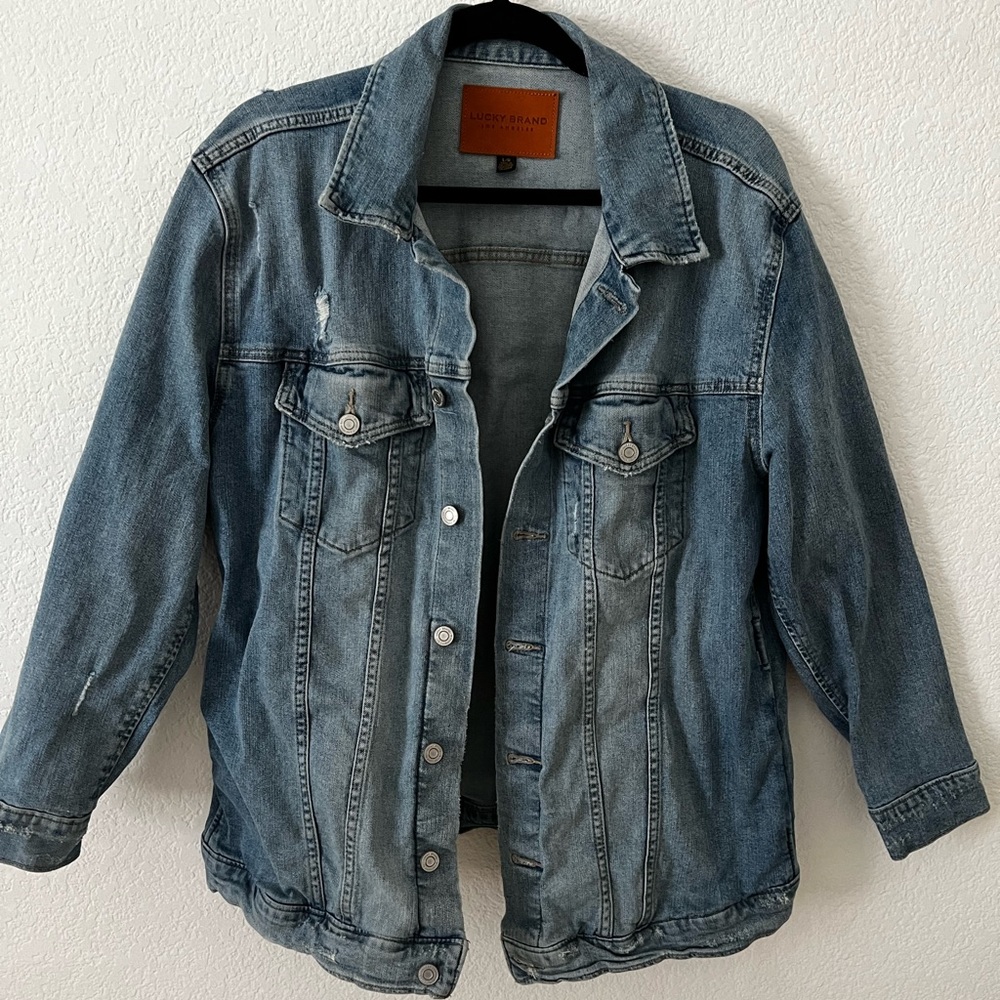 Lucky Brand Oversized denim jacket